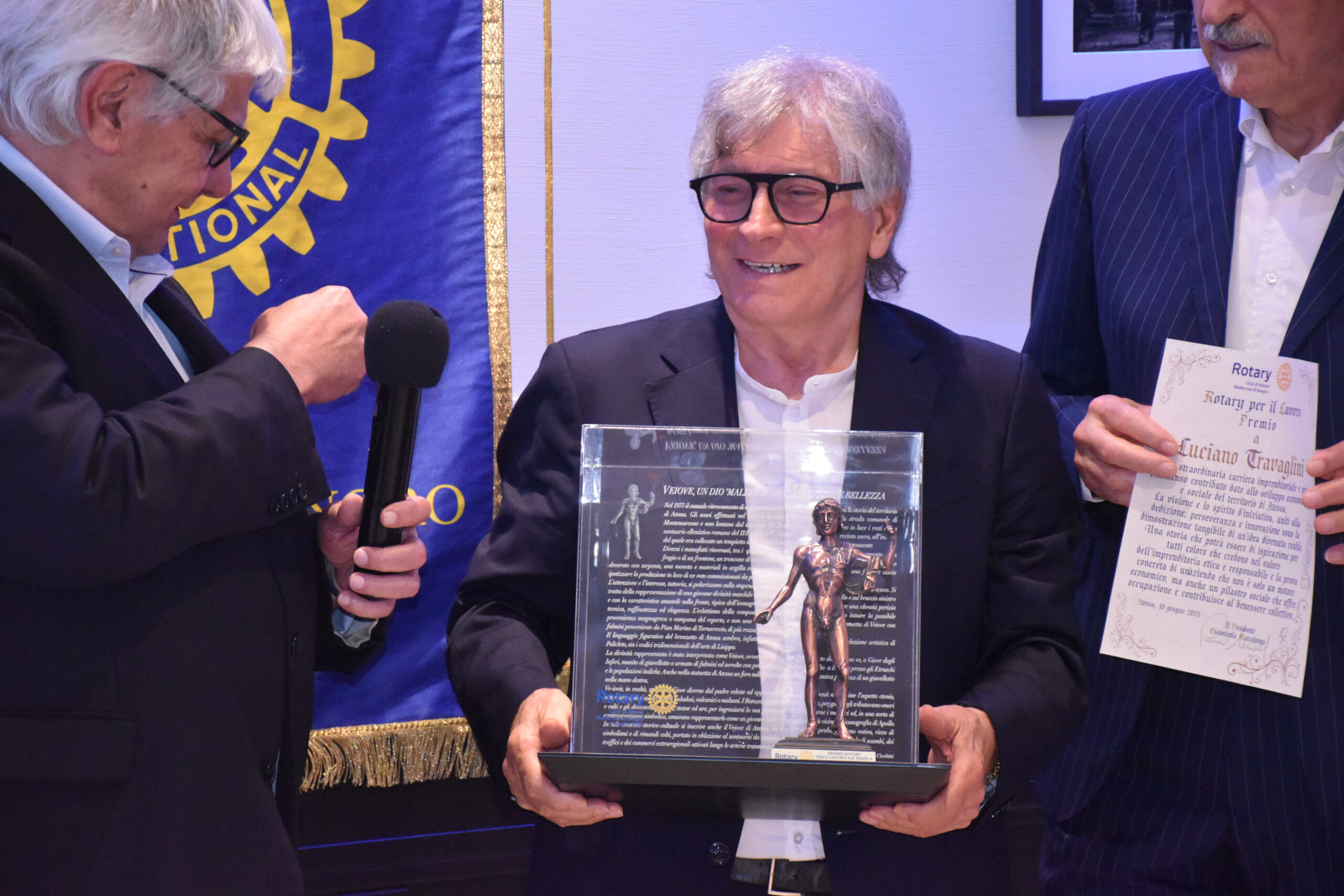 Assegnato a Luciano Travaglini il Premio Rotary al Lavoro 2025